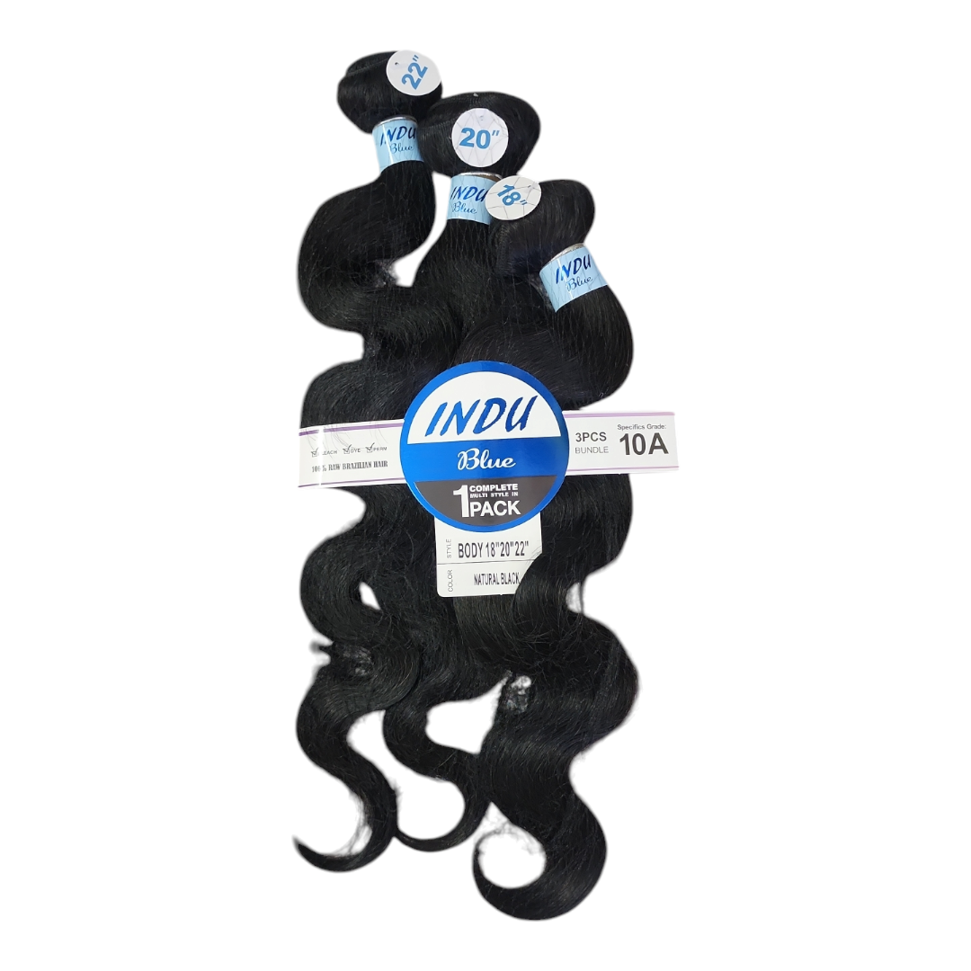 Indu Blue 3 pcs Deep Wave