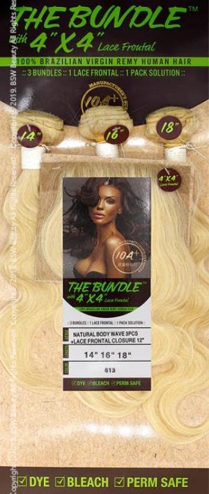 The Bundle w/4X4 Lace Frontal/Color 613 – T & S Beauty Supply