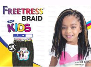 Kids 3X Box Braid 9"