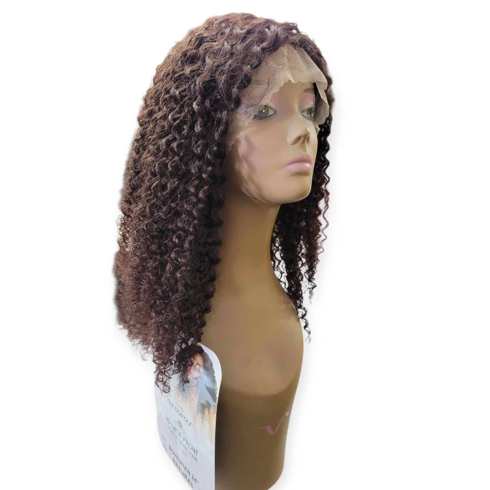 Deep part lace bohemian wig Celebrity 100% Virgin Human Hair HD Lace 5 main image 4