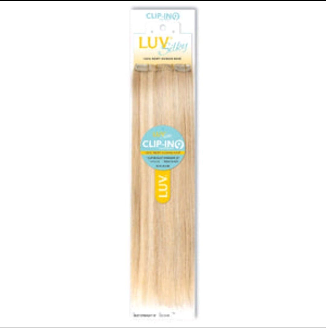 Luv Silky Clip-In 9pcs