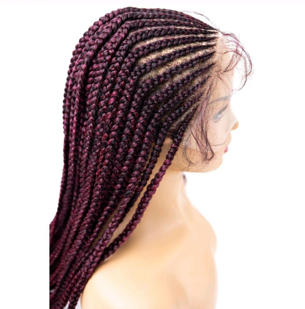 Knotless Full Lace Fulani Wig 32