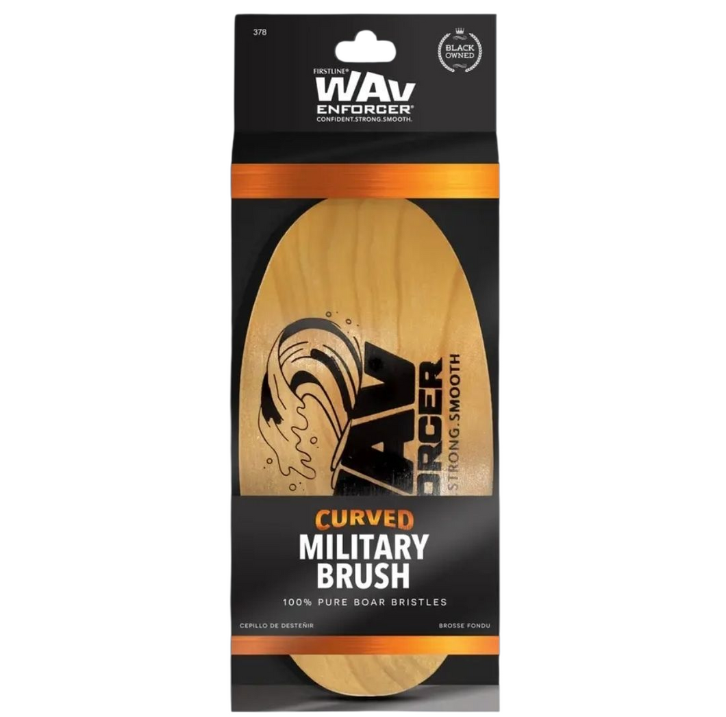 Curved Military Brush