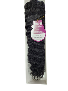 Me-In 100% Human Hair Ponytail 12"]