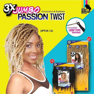 3X Jumbo Passion Twist 12"