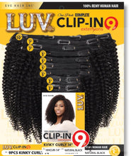 Load image into Gallery viewer, 4PCS Kinky Curly Clip-In 14&quot;