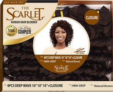 Load image into Gallery viewer, 4PCS Deep Wave 10&quot; + Closure