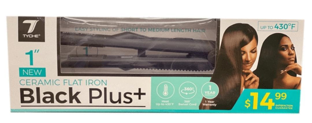 Black plus flat outlet iron