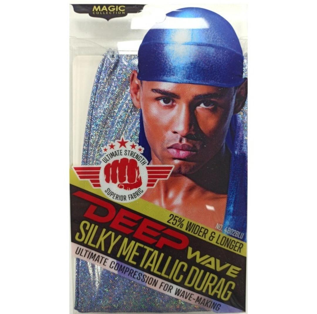 Deep Wave Blue Silky Durag