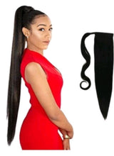 Load image into Gallery viewer, Wrap Ponytail/Kinky Straight 18&quot;/#2